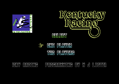 Kentucky Racing screenshot 2 for Commodore 64